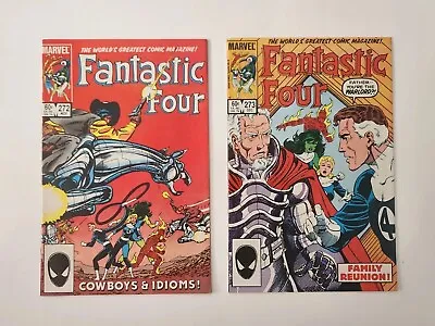 Buy Fantastic Four 272 & 273 VF+ 1984 1st Nathaniel Richards Kang Loki Lot Of 2 • 14.22£