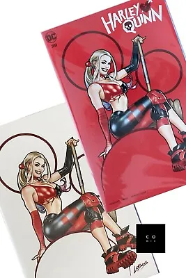 Buy Harley Quinn #28 Villalobos / Lobos Virgin / Trade VAR Set Ltd To Only 600 COA • 34.99£
