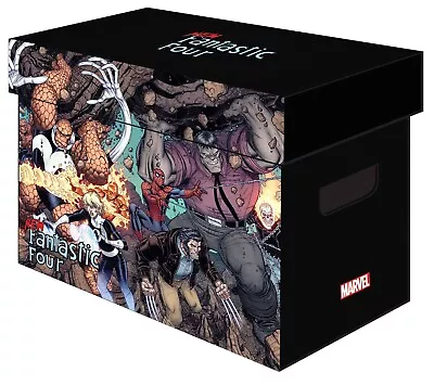 Buy NEW FANTASTIC FOUR Printed Comic Short Box Storage Marvel LOT OF 5 • 96.29£