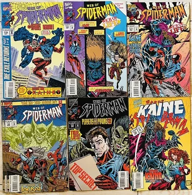 Buy Web Of Spider-Man: Lot Run Of 6 Issues #119 🔑-124 (Marvel Comics 1994) VF/NM • 23.83£