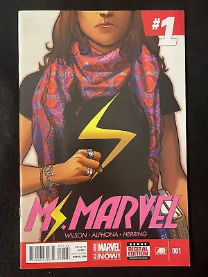 Buy Ms. Marvel #1 (2014) 1st Print Cover A - Kamala Khan - Digital Code Intact! • 31.50£