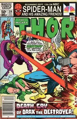 Buy Marvel Comics Thor Vol 1 #314B 1981 5.0 VG/FN 🔑 • 4.78£