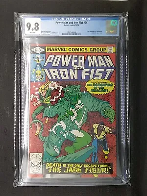 Buy Power Man And Iron Fist #66 CGC 9.8 2nd Appearance Sabretooth Constrictor 1980 • 197.95£