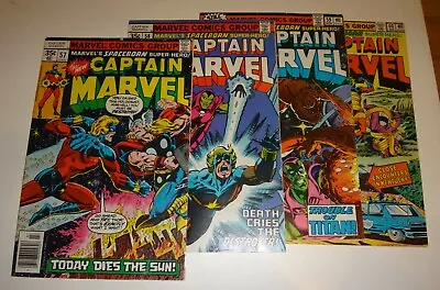 Buy Captain Marvel #57,58,59,60 5.0-6.0 Broderick  1978/79 • 15.65£