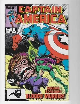 Buy Captain America #313 Death Of M.O.D.O.K 1968 Series Marvel • 13.58£