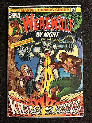 Buy Marvel Comics Werewolf By Night #8 1st Appearance Of Krogg Bronze Age 1973 • 16.52£