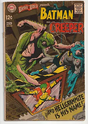 Buy Brave And The Bold #80 (DC Comics 1968) VG Batman Creeper Neal Adams Classic • 11.04£