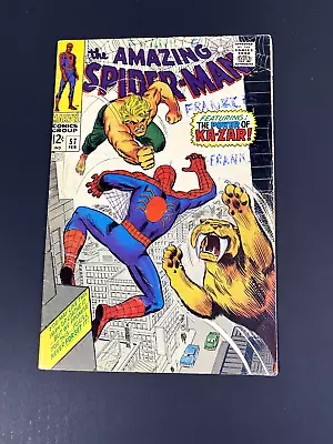 Buy Amazing Spider-Man #57 - Ka-Zar- Silver Age Marvel - G • 25.62£
