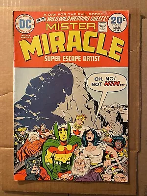 Buy Mister Miracle 18 1973 Jack Kirby - Marriage Of Big Barda & Mister Miracle - NG • 3.15£