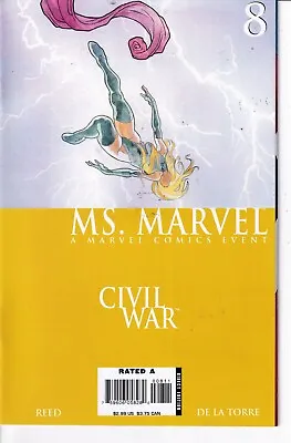 Buy Ms.marvek Civil War #8 A Marvel Comic Event Marvel Comics • 7.15£