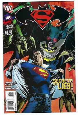 Buy Superman Batman 86 VF/NM 9.0 Secrets And Lies Fialkov Giorello 2011 • 2.55£