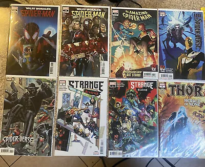 Buy Comic Lot (8 Books) Strange Academy 1, 4, Spiderman 13, Miles 18, Spiderverse 1 • 19.75£
