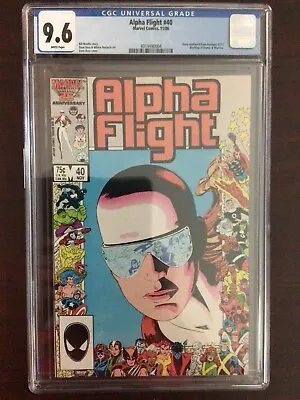 Buy CGC 9.6 Alpha Flight 40 25th Anniversary Cover White Pages  • 39.58£