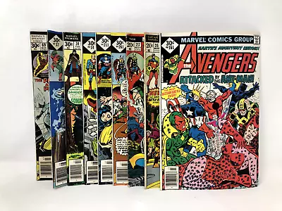 Buy Lot Of 9 Vintage Captain Marvel Comics Issue 25 VG, Avengers 161 VF, Thor 217 • 43.54£