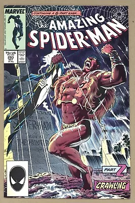 Buy Amazing Spider-Man 293 (VF+) Part 2 Of Kraven Story! MJ Vermin! 1987 Marvel X901 • 16.98£