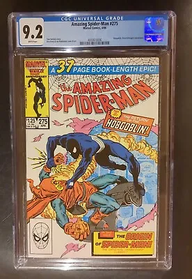 Buy Amazing Spider-Man #275 CGC 9.2 White Pages Marvel 1989 High Grade • 43.68£