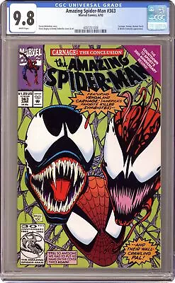 Buy Amazing Spider-Man #363 CGC 9.8 1992 4087251008 • 127.87£