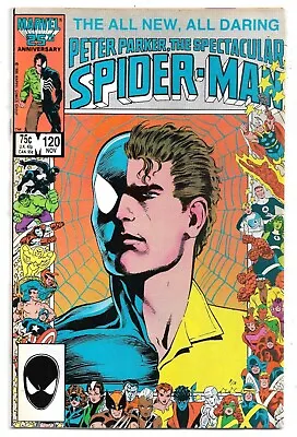 Buy The Spectacular Spider-man #120 Marvel 25th Anniversary Cover FN/VFN (1986) • 10£