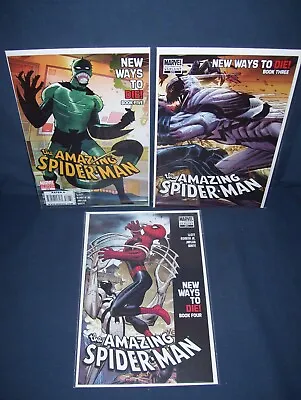 Buy Amazing Spider-Man #570 - #572 2nd Print Variant Lot NM Marvel Comics 2008 • 236.52£