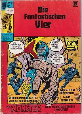 Buy Hit Comics # 248 - The Fantastic Four - Williams German Fantastic Four # 124 • 5.62£