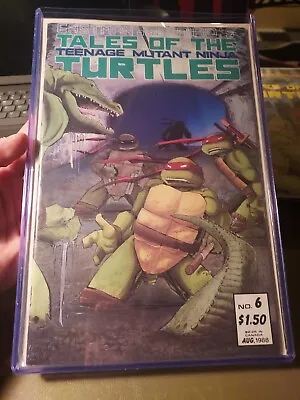 Buy ⚡Tales Of The Teenage Mutant Ninja Turtles #6 1988 1st Leatherhead PRESS & GRADE • 39.98£
