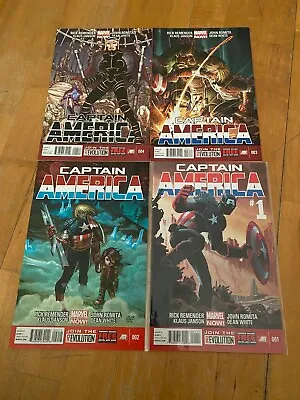 Buy Captain America #1 - #8 (marvel Comics - Rick Remender - John Romita Jr - 2013) • 10£