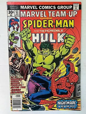 Buy MARVEL TEAM-UP #53 🔑 Key Spider-Man And The Incredible Hulk 1977 MARVEL COMICS • 27.71£