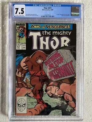 Buy Marvel Comics CGC 8.5 /7.0  Thor #411 & 412 1st Appearance New Warriors 2 Comics • 149.99£