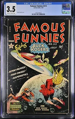 Buy Famous Funnies #212 - Eastern Color 1954 CGC 3.5 Frank Frazetta Cover • 1,974.95£