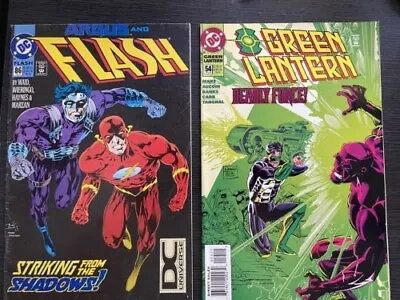Buy THE FLASH # 86 (1994) - DC Logo & Green Lantern #54 (1994) - GD/FN Condition • 5.53£