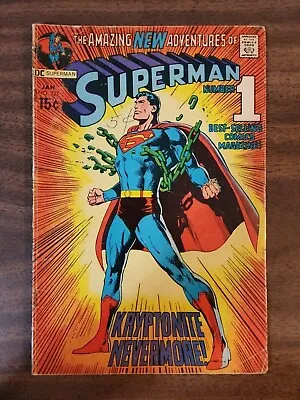 Buy Superman #233 DC Comics 1971 Bronze Age Iconic Neal Adams Cover • 157.69£