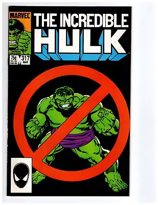Buy Incredible Hulk 317 F+ 6.5 OWW Pages John Byrne 1985 Marvel  • 2.39£