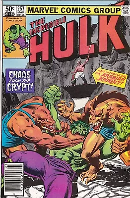 Buy The Incredible Hulk #257 (1981) Marvel 1st App Of  Arabian Knight Bronze Age VF • 6.51£