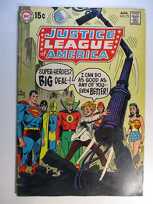 Buy Justice League Of America #73 Death Star Tonight, Crisis, VG/F, 5.0, OWW Pages • 17.87£