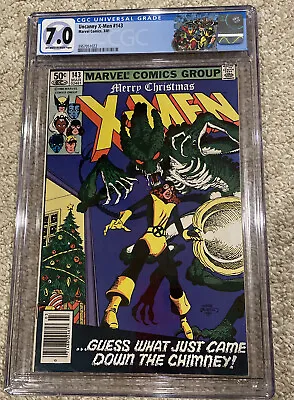 Buy Uncanny X-Men #143 Newsstand CGC 7.0 Marvel 1981 Kitty Pryde Solo,  Last Byrne! • 39.68£