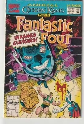 Buy Fantastic Four Annual #25 - 1st Anarchonauts Kang The Conqueror - Marvel • 10.29£