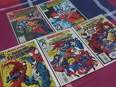 Buy Marvel Amazing SPIDERMAN Asm 376-380! Comic *Maximum Carnage*Cardiac*Venom* • 24.99£