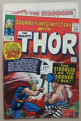 Buy Journey Into Mystery #114, First Appearance & Origin Of  Absorbing Man . • 120£