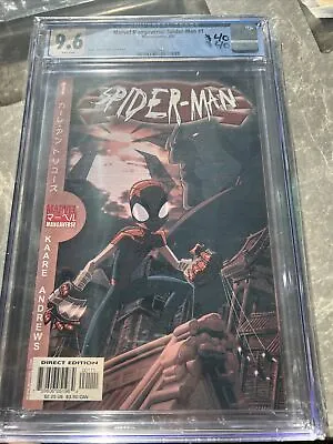 Buy Marvel Mangaverse Spider-man 1 Cgc 9.6 White Pages Marvel 2002 • 51.47£