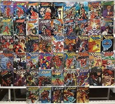 Buy DC Comics Flash 2nd Series Comic Book Lot Of 50 Issues 1988 • 72.21£