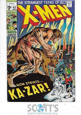 Buy X-men  #62   Vg+   Ka-zar • 40£