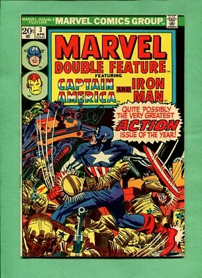 Buy Marvel Double Feature #3 Reprints Tales Of Suspense April 1974 VF- • 5.53£