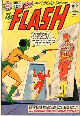 Buy Flash   # 119    VERY GOOD     March  1961    Elongated Man Marries Sue Dearborn • 91.35£