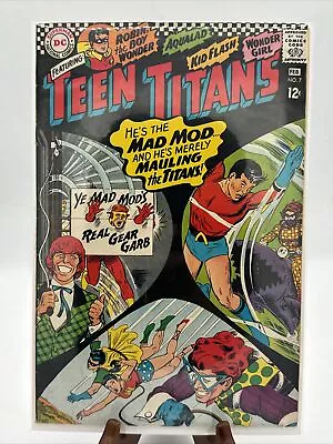 Buy Teen Titans #7  1st Appearance Of Mad Mod Dc Comics 1967 • 20.10£