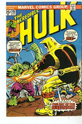 Buy Incredible Hulk #186 April 1975 Marvel • 9.74£