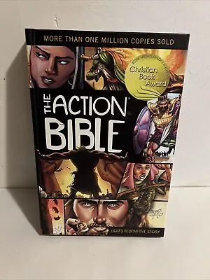 Buy Kids Action Bible God's Redemptive Story Graphic Comic Book Hardcover Ages 9-12 • 9.48£