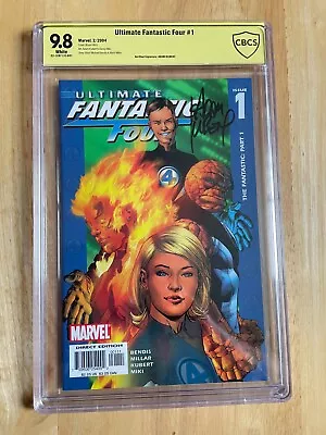 Buy Ultimate Fantastic Four #1 Cbcs 9.8! Signature Adam Kubert! Bryan Hitch Cvr! • 127.46£