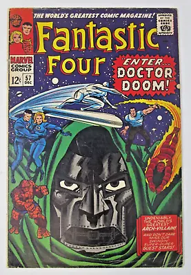 Buy Fantastic Four #57 1966 [VG-] Iconic Jack Kirby Dr. Doom Cover Silver Age Marvel • 97.30£