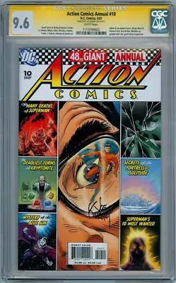 Buy Action Comics Annual #10 Cgc 9.6 Signature Series Joe Kubert Origin Mon-el Dc • 139.95£