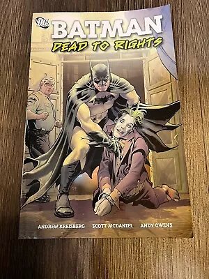 Buy Batman: Dead To Rights Paperback Andrew Kreisberg • 11.12£